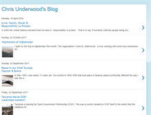 Tablet Screenshot of chrisunderwoodsblog.com